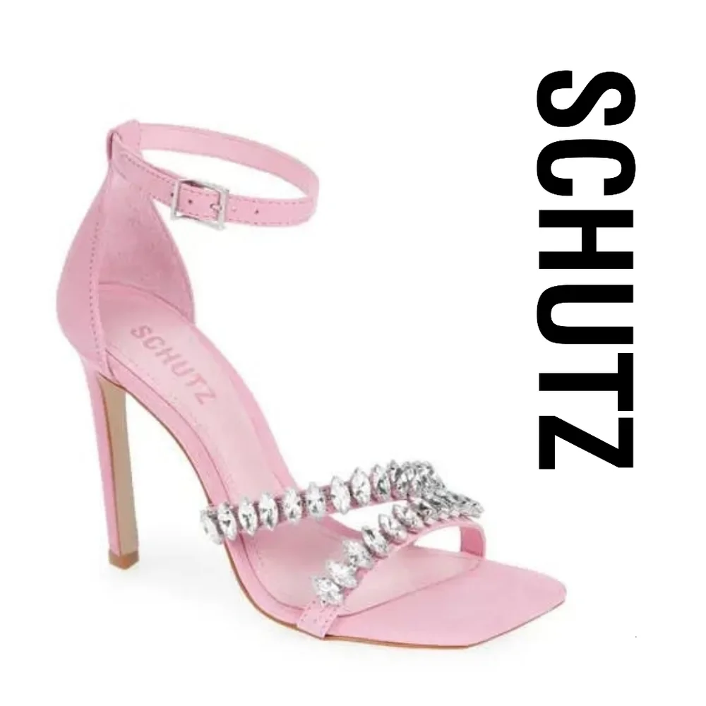 SCHUTZ Linsey Club Rose Size 7 Pink